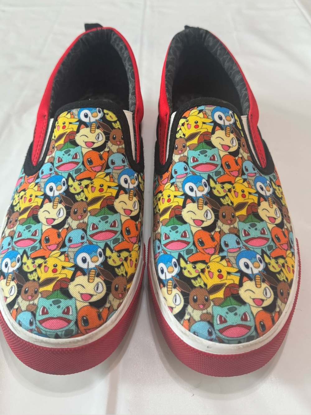 POKEMON Characters Slip-on Canvas Sneakers Skater Shoes